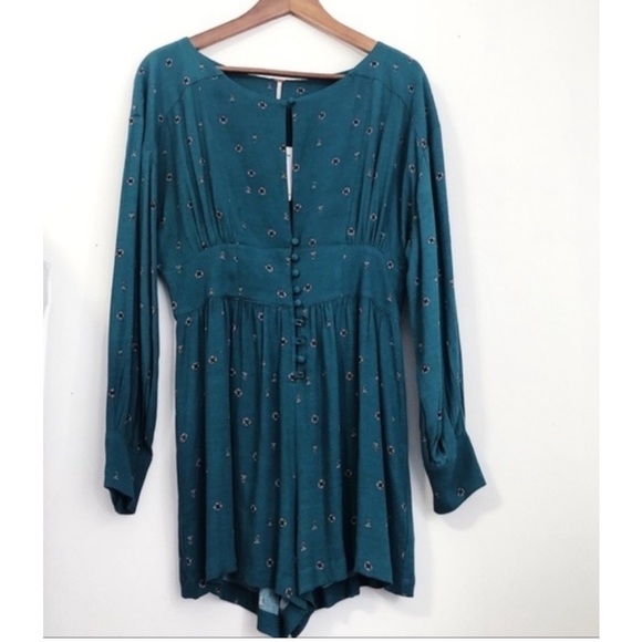 FREE PEOPLE Love Grows Romper NWT - Picture 9 of 15